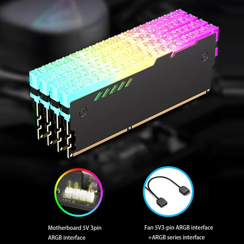 PC Memory Heatsink RM-1 RAM Co - огляд і ціна Ddr5 Rgb Ram