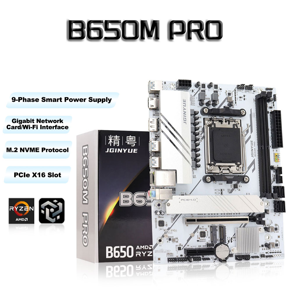 Jingyue B650M PRO Motherboard  - огляд і ціна Ddr5 64Gb