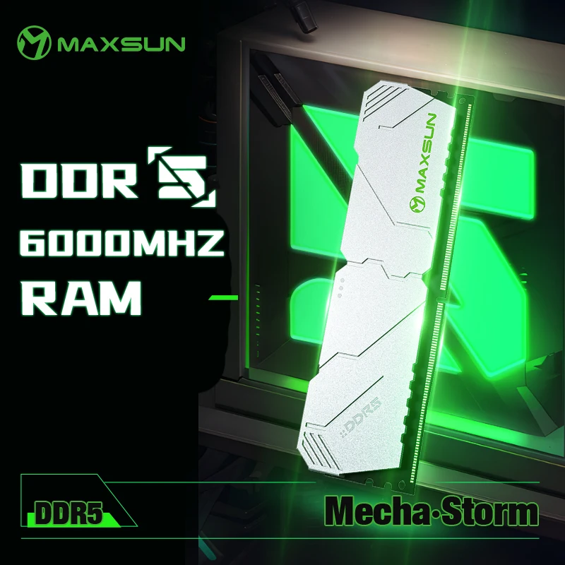 MAXSUN Heatsink Memoria RAM DD - огляд і ціна Ddr5 16Gb 6000Mhz