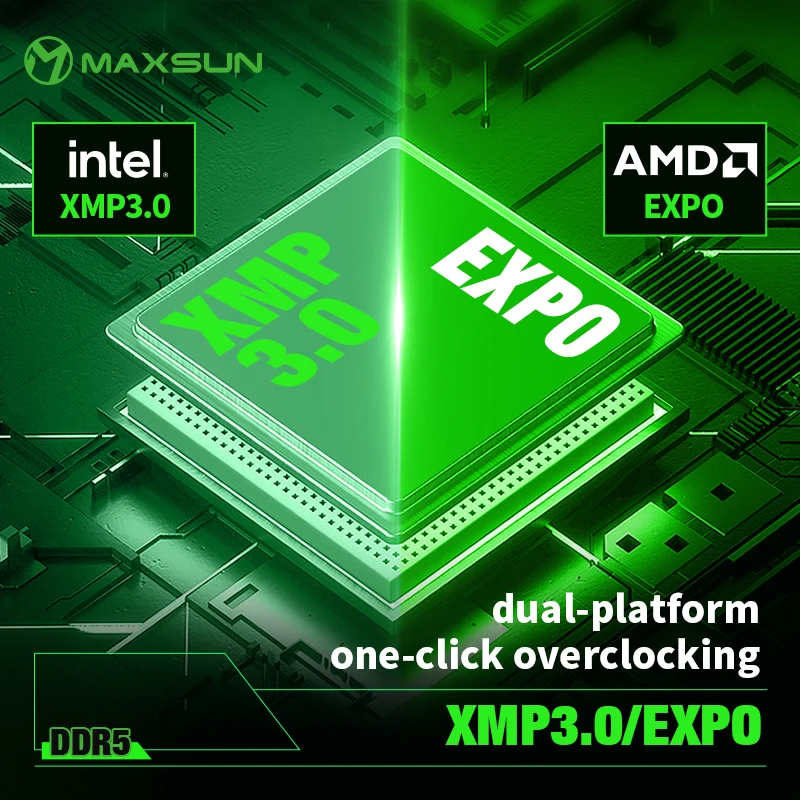 MAXSUN Heatsink Memoria RAM DD - огляд і ціна Ddr5 16Gb 6000Mhz