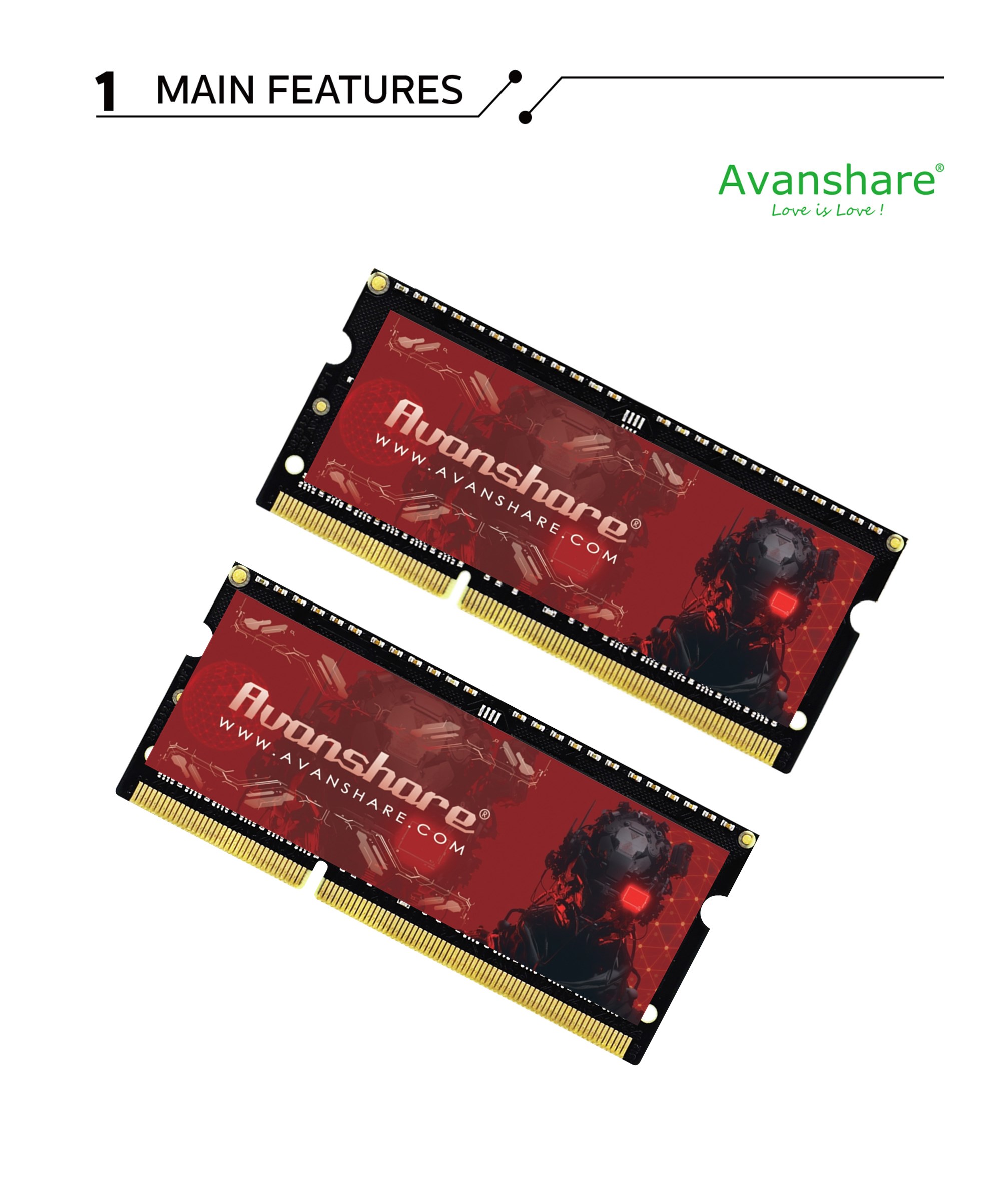 Avanshare Ram Memory DDR5 DDR4 - огляд і ціна Ddr5 8Gb