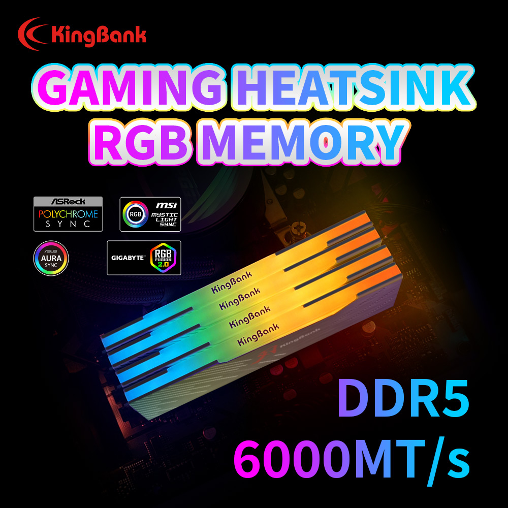 KingBank KRRB DDR5 RGB 16GB /1 - огляд і ціна Ddr5 16Gb 6000Mhz