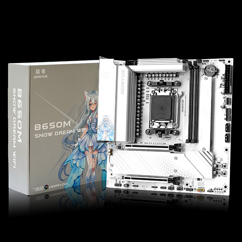 JGINYUE B650M Snow Dream WiFi  - огляд і ціна Ddr5 Rgb Ram